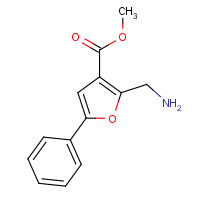 435342-15-7 2-AMINOMETHYL-5-PHENYL-FURAN-3-CARBOXYLIC ACID METHYL ESTER chemical structure