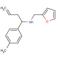 436087-16-0 FURAN-2-YLMETHYL-(1-P-TOLYL-BUT-3-ENYL)-AMINE chemical structure