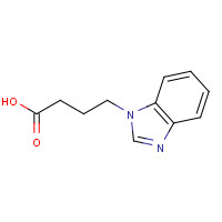 436091-31-5 4-(1H-BENZIMIDAZOL-1-YL)BUTANOIC ACID chemical structure