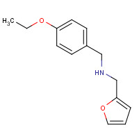 436096-81-0 (4-ETHOXY-BENZYL)-FURAN-2-YLMETHYL-AMINE chemical structure