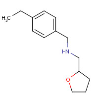 436096-83-2 (4-ETHYL-BENZYL)-(TETRAHYDRO-FURAN-2-YLMETHYL)-AMINE chemical structure