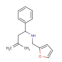 436096-86-5 FURAN-2-YLMETHYL-(3-METHYL-1-PHENYL-BUT-3-ENYL)-AMINE chemical structure
