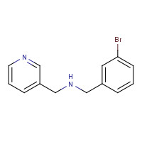 436096-90-1 (3-BROMO-BENZYL)-PYRIDIN-3-YLMETHYL-AMINE chemical structure