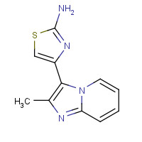 436099-84-2 4-(2-METHYL-IMIDAZO[1,2-A ]PYRIDIN-3-YL)-THIAZOL-2-YLAMINE chemical structure