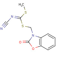 444791-13-3 METHYL [(2-OXOBENZO[D]OXAZOL-3(2H)-YL)METHYL]CYANOCARBONIMIDODITHIOATE chemical structure