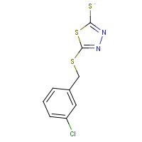 444791-16-6 5-(3-CHLOROBENZYLTHIO)-2-MERCAPTO-1,3,4-THIADIAZOLE chemical structure