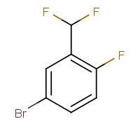 445303-69-5 4-BROMO-2-DIFLUOROMETHYL-1-FLUOROBENZENE chemical structure