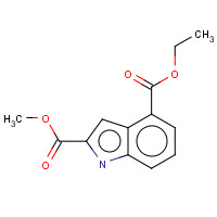 473883-20-4 INDOLE-2,4-DICARBOXYLIC ACID 2-ETHYL 4-METHYL ESTER chemical structure