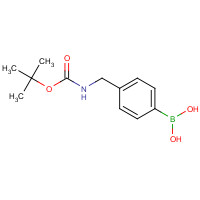 489446-42-6 4-((N-BOC-AMINO)METHYL)PHENYLBORONIC ACID chemical structure