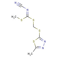 494763-19-8 METHYL [(5-METHYL-1,3,4-THIADIAZOL-2-YLTHIO)METHYL] CYANOCARBONIMIDODITHIOATE chemical structure