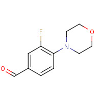 495404-90-5 3-FLUORO-4-(N-MORPHOLINO)-BENZALDEHYDE chemical structure