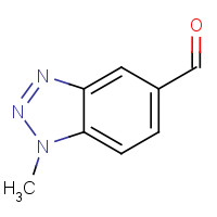 499770-67-1 1-METHYL-1H-1,2,3-BENZOTRIAZOLE-5-CARBALDEHYDE chemical structure