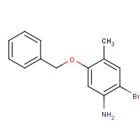 499770-88-6 5-(BENZYLOXY)-2-BROMO-4-METHYLANILINE chemical structure