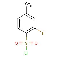 518070-29-6 2-FLUORO-4-METHYLBENZENESULFONYL CHLORIDE chemical structure