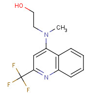 519056-52-1 2-[METHYL[2-(TRIFLUOROMETHYL)QUINOLIN-4-YL]AMINO]ETHAN-1-OL chemical structure