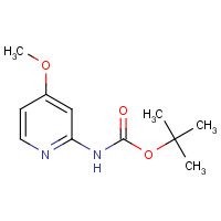 551950-46-0 (4-METHOXY-PYRIDIN-2-YL)-CARBAMIC ACID TERT-BUTYL ESTER chemical structure