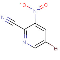 573675-25-9 5-Bromo-3-nitropyridine-2-carbonitrile chemical structure