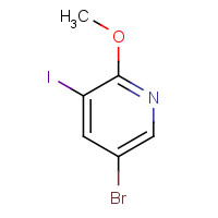 578007-66-6 5-BROMO-3-IODO-2-METHOXYPYRIDINE chemical structure