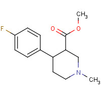 627098-37-7 1-METHYL-4-(4-FLUOROPHENYL)-PIPERIDINE-3-CARBOXYLIC ACID MENTHYL ESTER chemical structure