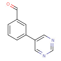 640769-70-6 3-PYRIMIDIN-5-YLBENZALDEHYDE chemical structure