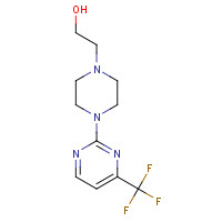 651004-99-8 2-[4-[4-(TRIFLUOROMETHYL)PYRIMIDIN-2-YL]PIPERAZINO]ETHAN-1-OL chemical structure