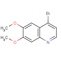666734-51-6 4-BROMO-6,7-DIMETHOXYQUINOLINE chemical structure