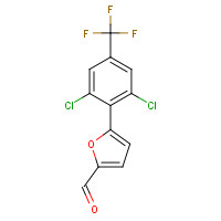 680215-60-5 5-[2,6-DICHLORO-4-(TRIFLUOROMETHYL)PHENYL]-2-FURALDEHYDE chemical structure