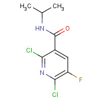 680217-86-1 2,6-DICHLORO-5-FLUORO-N-ISOPROPYLNICOTINAMIDE chemical structure