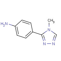 690632-18-9 4-(4-METHYL-4H-1,2,4-TRIAZOL-3-YL)ANILINE chemical structure