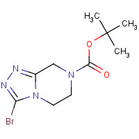 723286-80-4 TERT-BUTYL 3-BROMO-5,6-DIHYDRO-[1,2,4]TRIAZOLO[4,3-A]PYRAZINE-7(8H)-CARBOXYLATE chemical structure