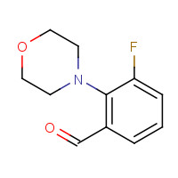 736991-35-8 3-FLUORO-2-(N-MORPHOLINO)-BENZALDEHYDE chemical structure