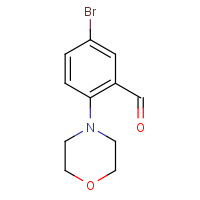 742099-65-6 5-BROMO-2-(N-MORPHOLINO)-BENZALDEHYDE chemical structure