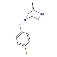 769099-80-1 2-(4-FLUOROBENZYL)-2,5-DIAZA-BICYCLO[2.2.1]HEPTANE chemical structure