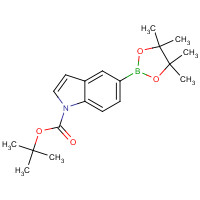 777061-36-6 1-TERT-BUTOXYCARBONYLINDOLE-5-BORONIC ACID,PINACOL ESTER chemical structure