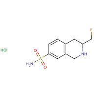 780820-69-1 3-(FLUOROMETHYL)-1,2,3,4-TETRAHYDROISOQUINOLINE-7-SULFONAMIDE HYDROCHLORIDE chemical structure