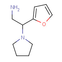 790263-43-3 2-FURAN-2-YL-2-PYRROLIDIN-1-YL-ETHYLAMINE chemical structure