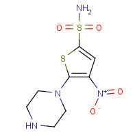 845266-27-5 4-NITRO-5-PIPERAZINOTHIOPHENE-2-SULFONAMIDE chemical structure