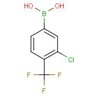 847756-88-1 3-CHLORO-4-(TRIFLUOROMETHYL)PHENYLBORONIC ACID chemical structure
