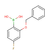 848779-87-3 2-BENZYLOXY-4-FLUOROPHENYLBORONIC ACID chemical structure