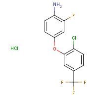 849776-61-0 4-[2-CHLORO-5-(TRIFLUOROMETHYL)PHENOXY]-2-FLUOROANILINE HYDROCHLORIDE chemical structure