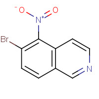 850197-72-7 6-BROMO-5-NITRO-ISOQUINOLINE chemical structure