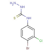 850349-98-3 [(4-BROMO-3-CHLOROPHENYL)AMINO]HYDRAZINOMETHANE-1-THIONE chemical structure
