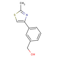 850375-06-3 [3-(2-METHYL-1,3-THIAZOL-4-YL)PHENYL]METHANOL chemical structure