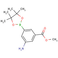 850567-50-9 (3-AMINO-5-METHOXYCARBONYL)BENZENEBORONIC ACID PINACOL ESTER HYDROCHLORIDE chemical structure