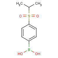 850567-98-5 4-(ISOPROPYLSULFONYLPHENYL)BORONIC ACID chemical structure