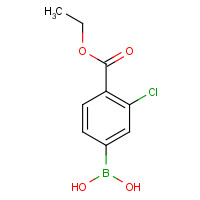 850568-11-5 (3-CHLORO-4-ETHOXYCARBONYL)BENZENEBORONIC ACID chemical structure