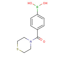 850568-28-4 4-(THIOMORPHOLIN-4-YLCARBONYL)BENZENEBORONIC ACID chemical structure