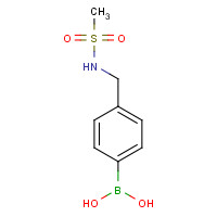 850568-38-6 (4-METHANESULFONYLAMINOMETHYL)PHENYL BORONIC ACID chemical structure
