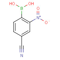 850568-46-6 (4-CYANO-2-NITROPHENYL)BORONIC ACID chemical structure