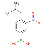 850568-57-9 (3-NITRO-4-ISOBUTYLPHENYL)BORONIC ACID chemical structure